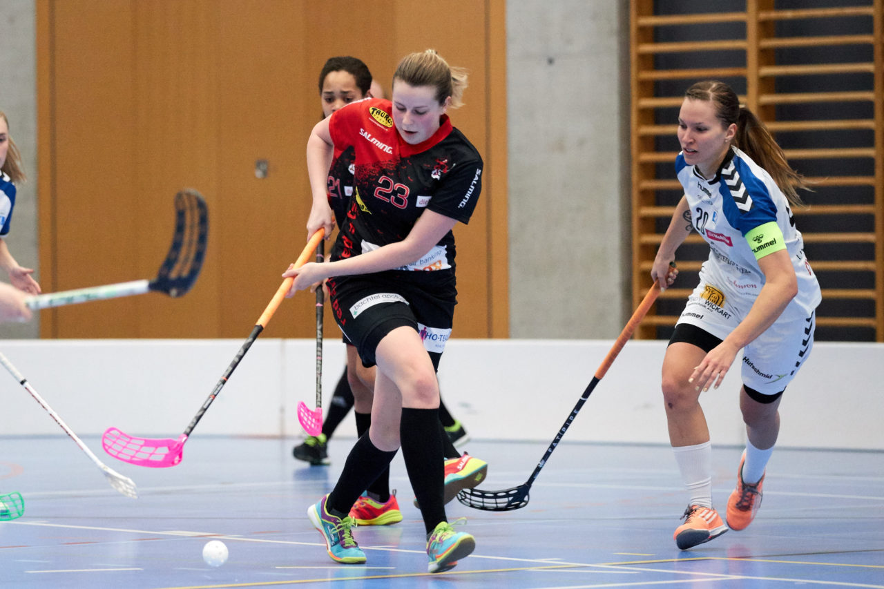 Zug United Damen NLA
Zug United - Red Ants Rychenberg Winterthur 
Resultat 3 : 4 am 15. Januar 2017 in der Sporthalle Schönenbühl in Unterägeri 
Bild: Michael Peter