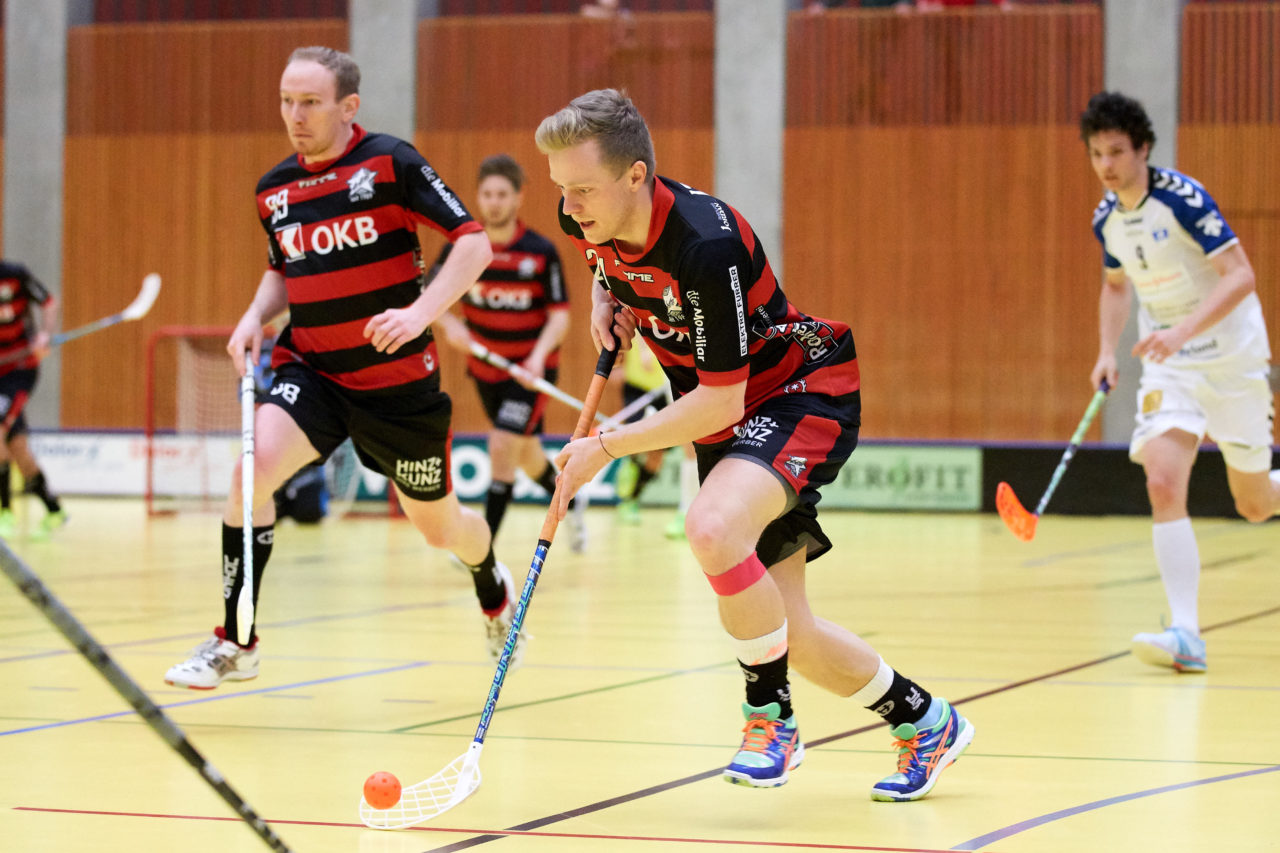 Zug United Herren NLB 
Zug United - Ad Astra Sarnen 9 : 5 
am 21. Januar 2017 in der Sporthalle Zug 
Bild: Michael Peter