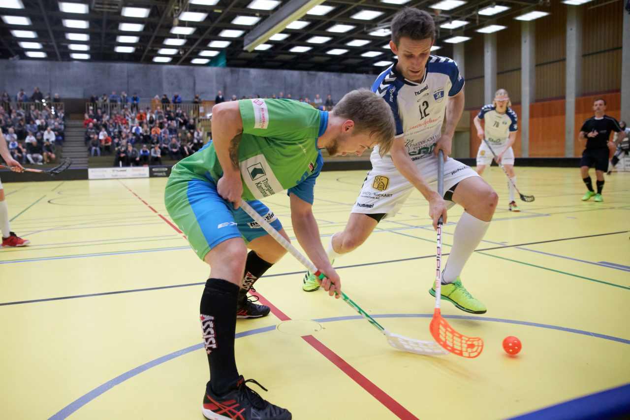 Herren NLB 
Zug United - Floorball Thurgau Resultat11 : 7 
am 8. Januar 2017 in der Sporthalle Zug 
Bild: Michael Peter