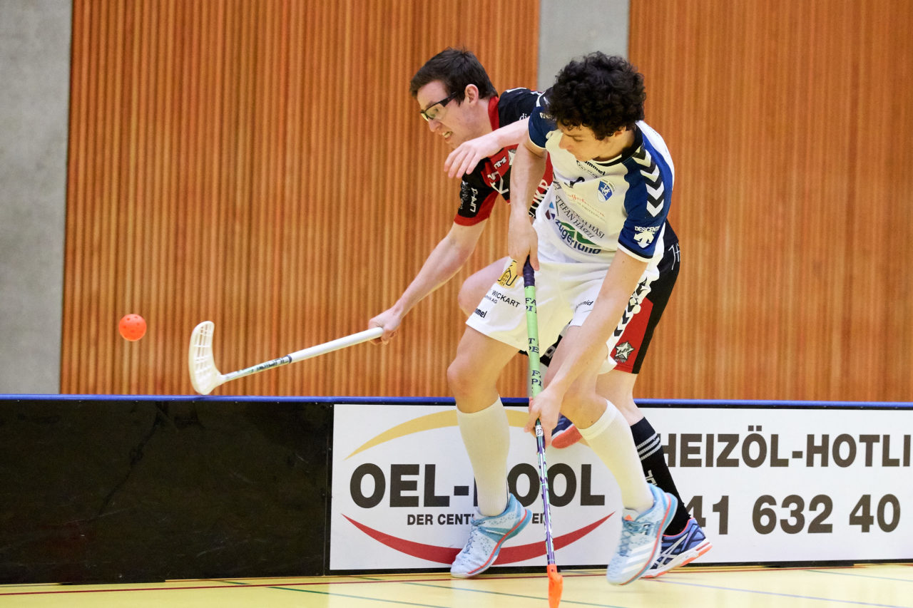Zug United Herren NLB 
Zug United - Ad Astra Sarnen 9 : 5 
am 21. Januar 2017 in der Sporthalle Zug 
Bild: Michael Peter