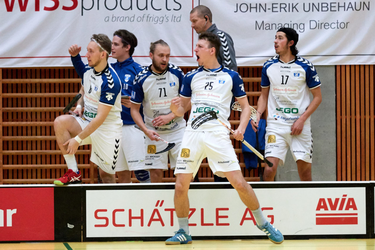 Herren NLB 
Zug United - Floorball Thurgau Resultat11 : 7 
am 8. Januar 2017 in der Sporthalle Zug 
Bild: Michael Peter