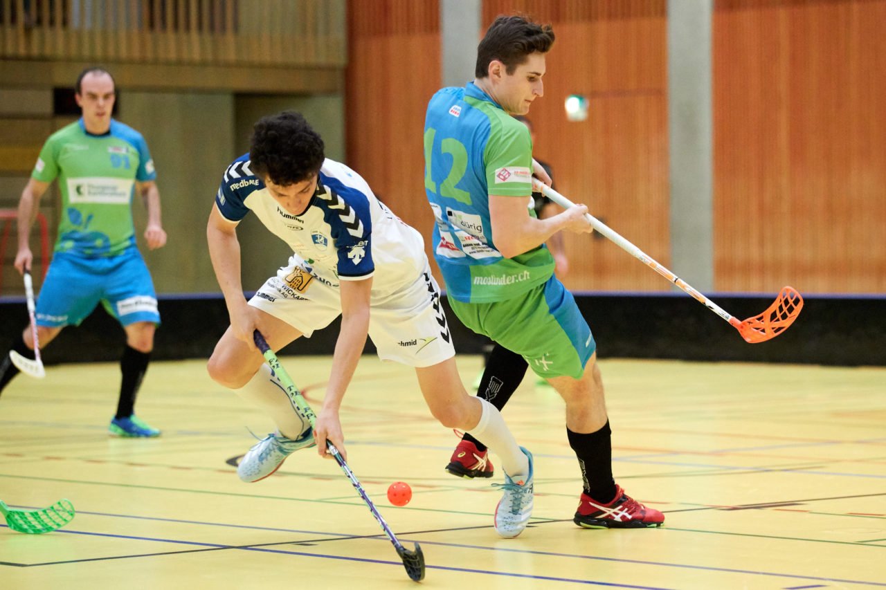 Herren NLB 
Zug United - Floorball Thurgau Resultat11 : 7 
am 8. Januar 2017 in der Sporthalle Zug 
Bild: Michael Peter