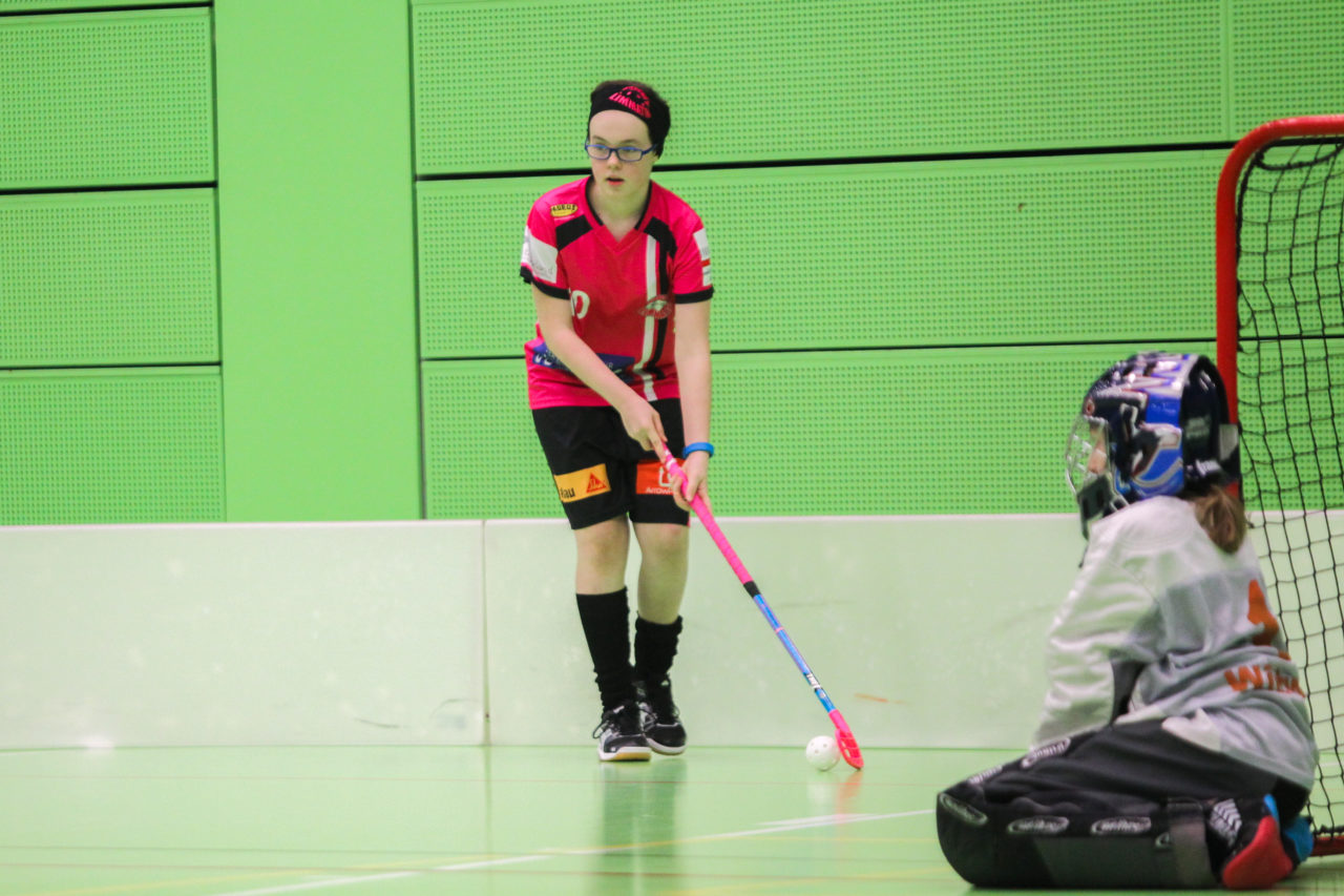 Hardau (Zürich), 28.01.2017, Unihockey Juniorinnen C 8. Runde, Unihockey Limmattal I - Hot Chilis

(Claudio Schwarz, unihockey-fotos.ch)