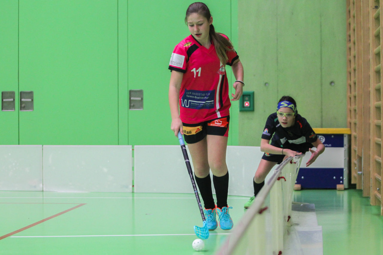 Hardau (Zürich), 28.01.2017, Unihockey Juniorinnen C 8. Runde, Unihockey Limmattal I - Hot Chilis

(Claudio Schwarz, unihockey-fotos.ch)