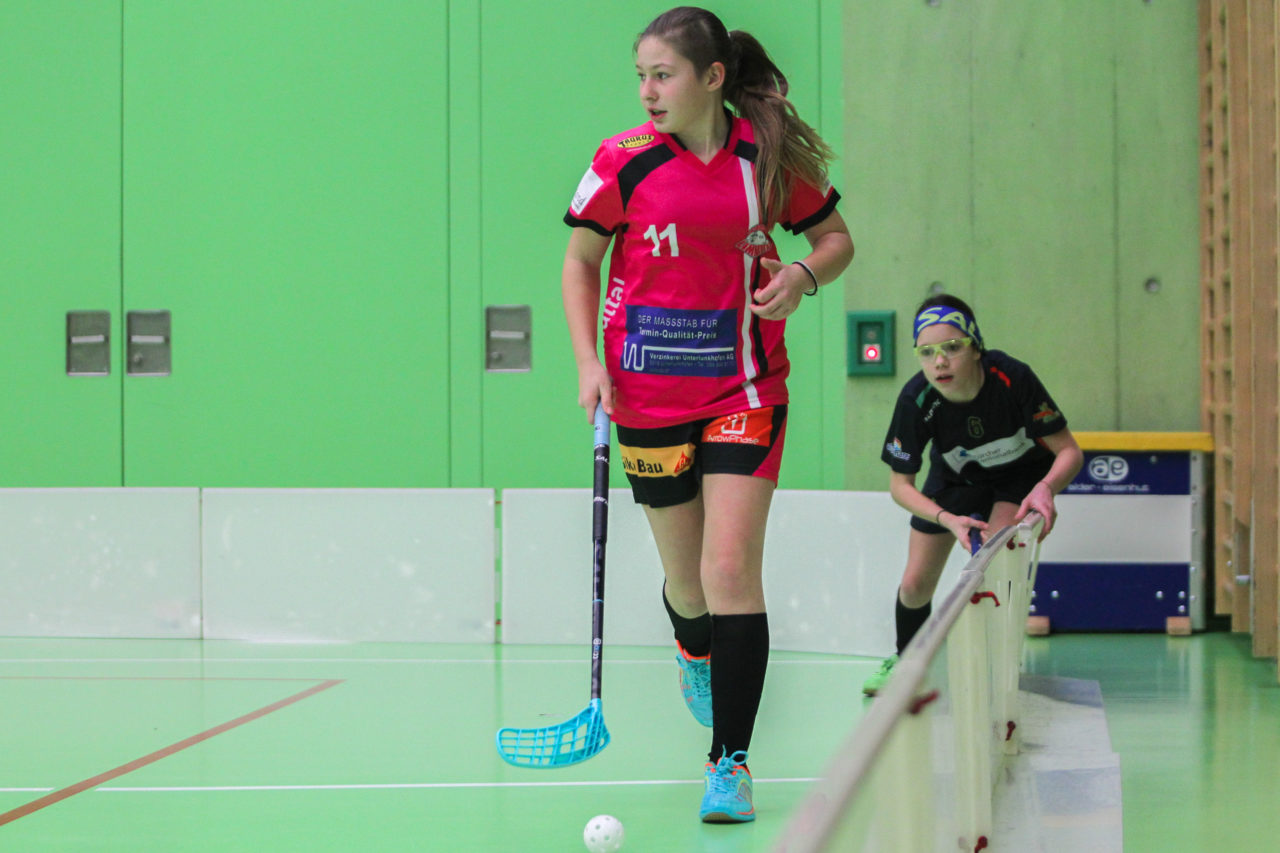 Hardau (Zürich), 28.01.2017, Unihockey Juniorinnen C 8. Runde, Unihockey Limmattal I - Hot Chilis

(Claudio Schwarz, unihockey-fotos.ch)