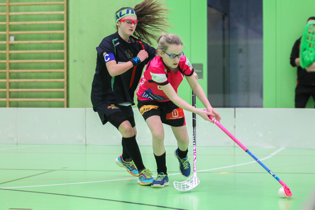 Hardau (Zürich), 28.01.2017, Unihockey Juniorinnen C 8. Runde, Unihockey Limmattal I - Hot Chilis

(Claudio Schwarz, unihockey-fotos.ch)