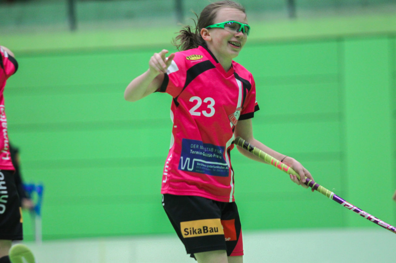 Hardau (Zürich), 28.01.2017, Unihockey Juniorinnen C 8. Runde, Unihockey Limmattal I - Hot Chilis

(Claudio Schwarz, unihockey-fotos.ch)