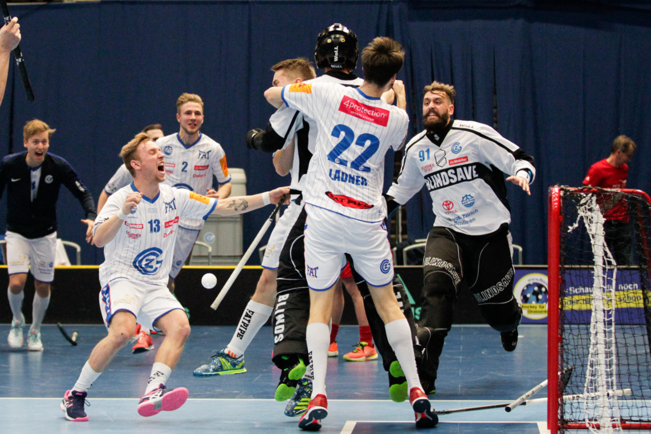 25.2.2017; Bern; Unihockey Cupfinal Herren 2017; GC Unihockey - HC Rychenberg Winterthur; GC ist Cupsieger 2017.
 
(Claudio Thoma/freshfocus)
