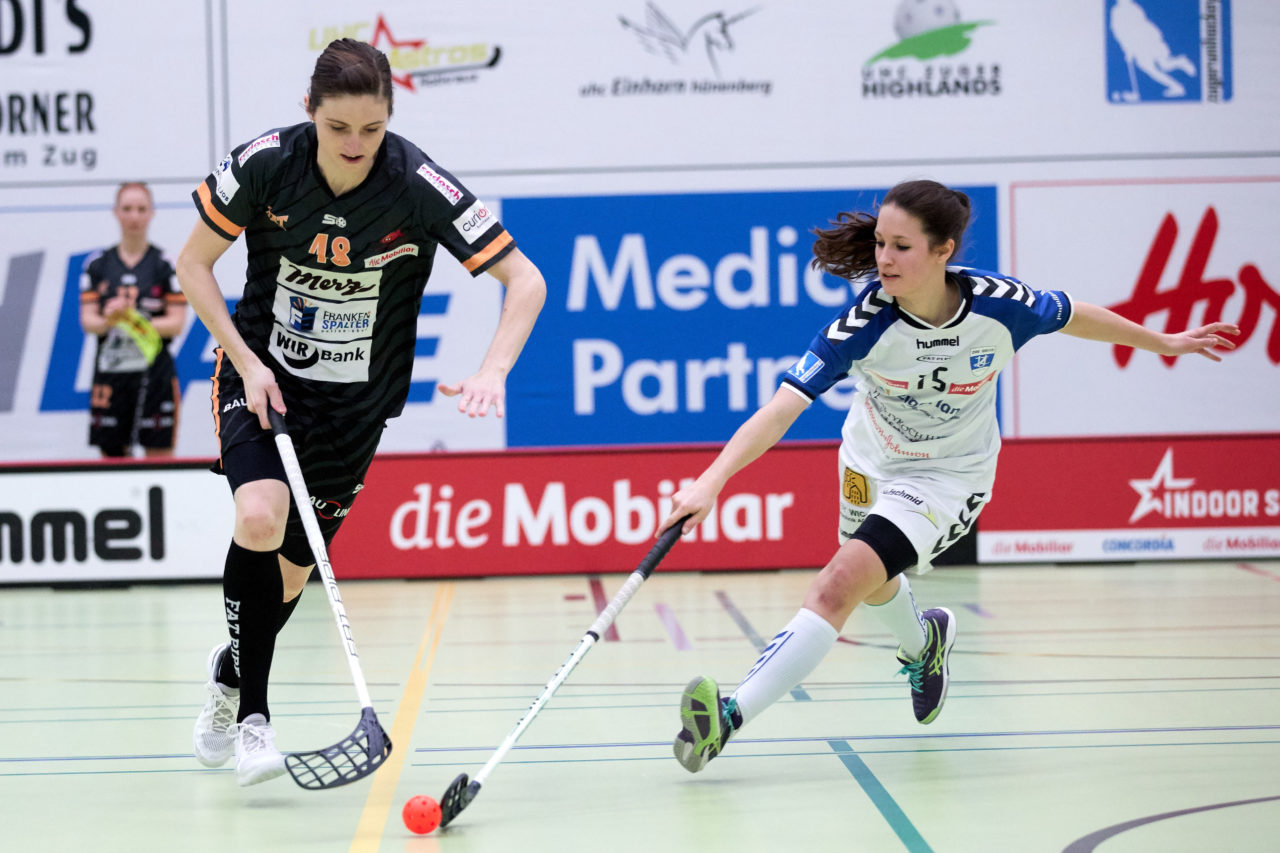 Zug United Damen NLA 
Zug United - piranha chur 0 : 7 
am 11. Februar 2017 in der Sporthalle Dormatt in Rotkreuz 
Bild: Michael Peter