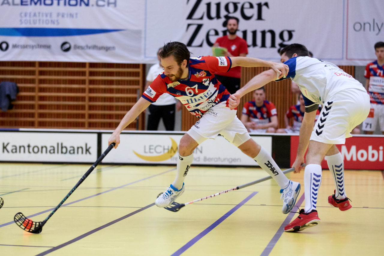 Zug United Herren NLB 
Zug United - Ticino Unihockey Playoff Viertelfinal erstes Spiel  Resultat 8 : 6 
am 18. Februar 2017 in der Sporthalle Zug 
Bild: Michael Peter