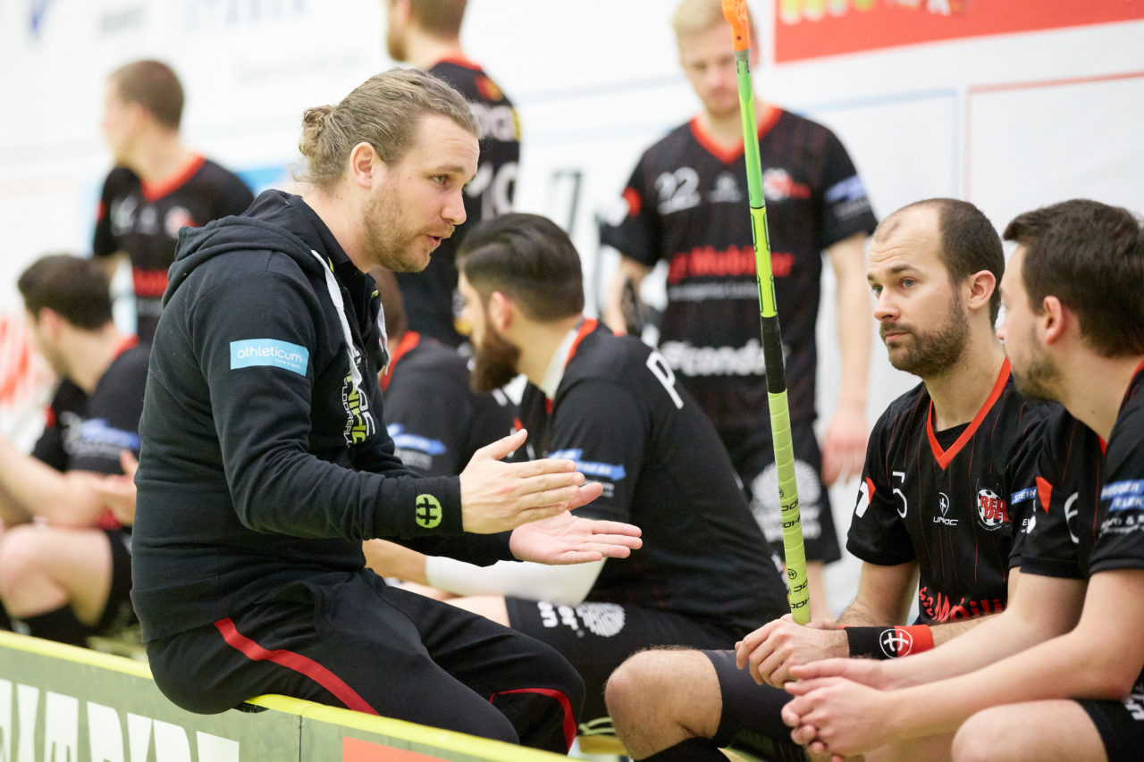 Zug United Herren NLB 
Zug United - Red Devils March-Höfe Altendorf 11 : 3 
am 11. Februar 2017 in der Sporthalle Dormatt in Rotkreuz 
Bild: Michael Peter