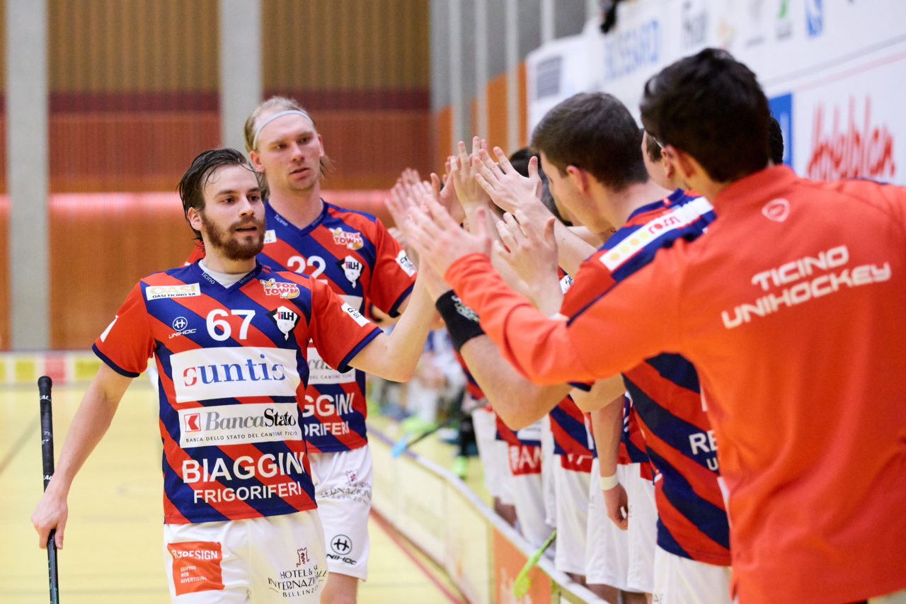 Zug United Herren NLB 
Zug United - Ticino Unihockey Playoff Viertelfinal erstes Spiel  Resultat 8 : 6 
am 18. Februar 2017 in der Sporthalle Zug 
Bild: Michael Peter