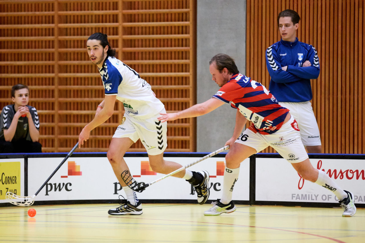 Zug United Herren NLB 
Zug United - Ticino Unihockey Playoff Viertelfinal erstes Spiel  Resultat 8 : 6 
am 18. Februar 2017 in der Sporthalle Zug 
Bild: Michael Peter