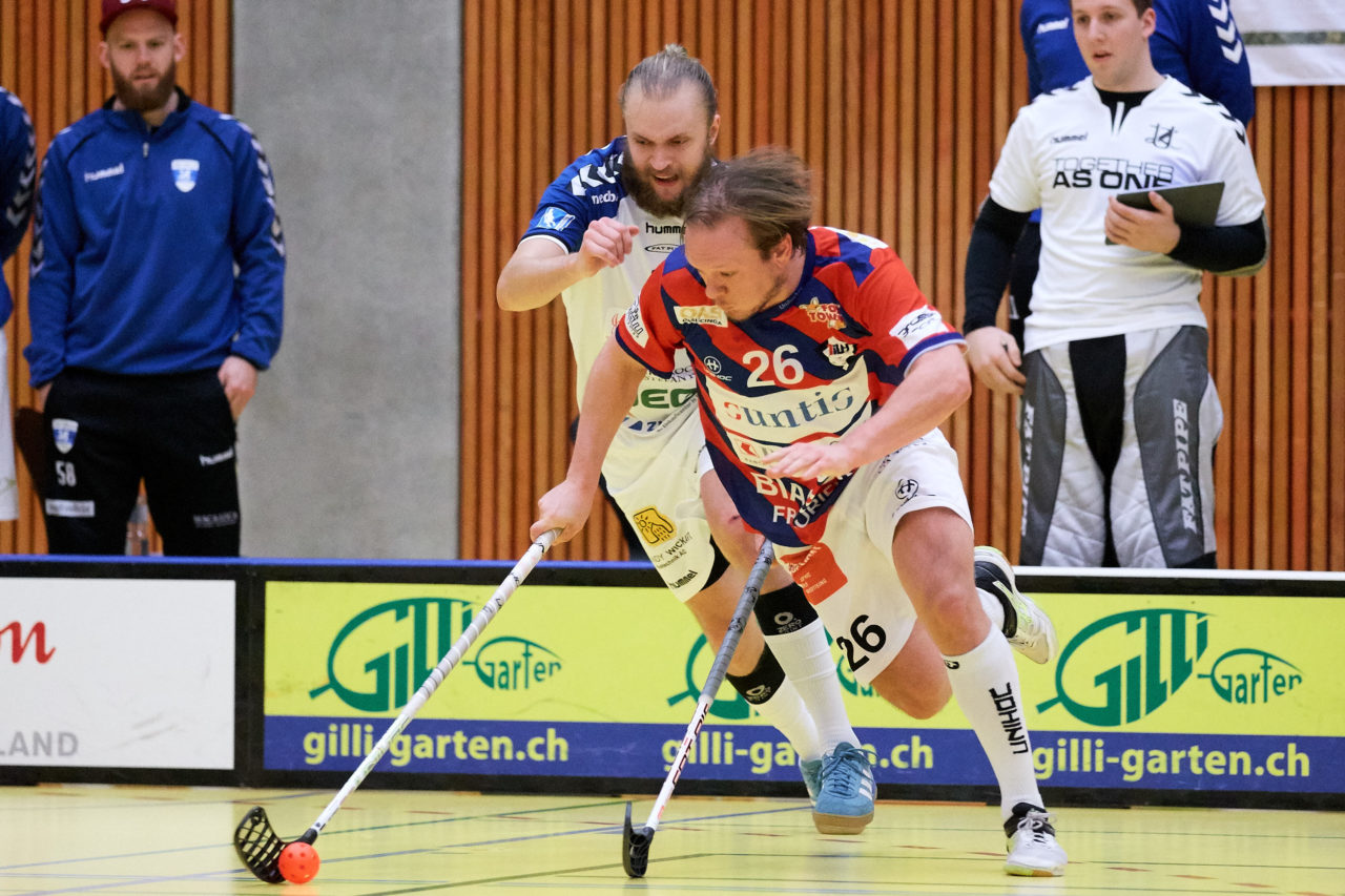 Zug United Herren NLB 
Zug United - Ticino Unihockey Playoff Viertelfinal erstes Spiel  Resultat 8 : 6 
am 18. Februar 2017 in der Sporthalle Zug 
Bild: Michael Peter