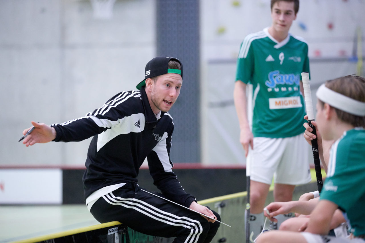 Zug United Junioren U16A 
Zug United - UHC Waldkirch St Gallen Resultat  5 : 2 
am 19. Februar 2017 in der Sporthalle Dormatt in Rotkreuz 
Bild: Michael Peter