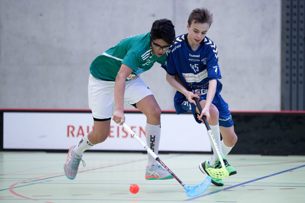 Zug United Junioren U16A 
Zug United - UHC Waldkirch St Gallen Resultat  5 : 2 
am 19. Februar 2017 in der Sporthalle Dormatt in Rotkreuz 
Bild: Michael Peter