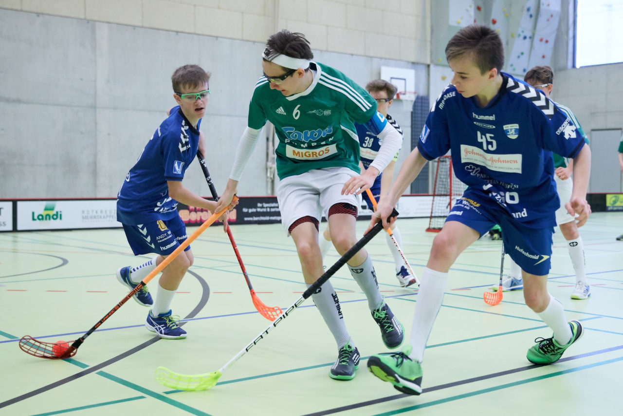 Zug United Junioren U16A 
Zug United - UHC Waldkirch St Gallen Resultat  5 : 2 
am 19. Februar 2017 in der Sporthalle Dormatt in Rotkreuz 
Bild: Michael Peter