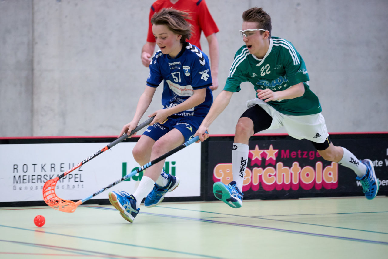 Zug United Junioren U16A 
Zug United - UHC Waldkirch St Gallen Resultat  5 : 2 
am 19. Februar 2017 in der Sporthalle Dormatt in Rotkreuz 
Bild: Michael Peter