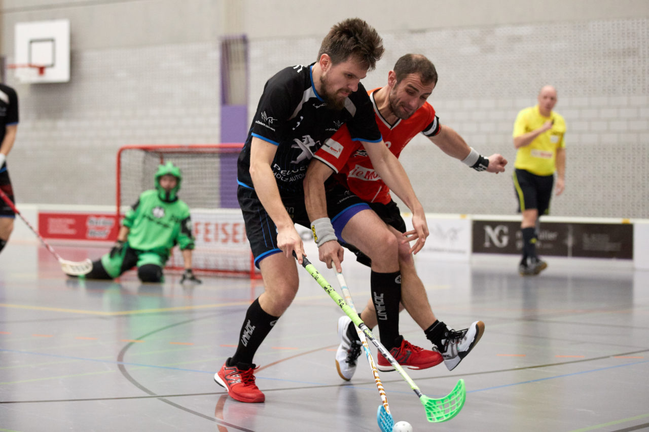 UHC Einhorn Hünenberg - UHC JW Sursee 86 Resultat 4 : 3 
am 19. Februar 2017 in der Sporthalle Ehret in Hünenberg 
Bild: Michael Peter