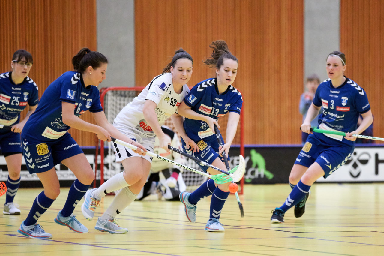 Zug United Damen NLA Playoff Viertelfinal 
Zug United - Wizards Bern Burgdorf 
Resultat 3 : 8 am 12. März 2017 in der Sporthalle Zug 
Bild: Michael Peter