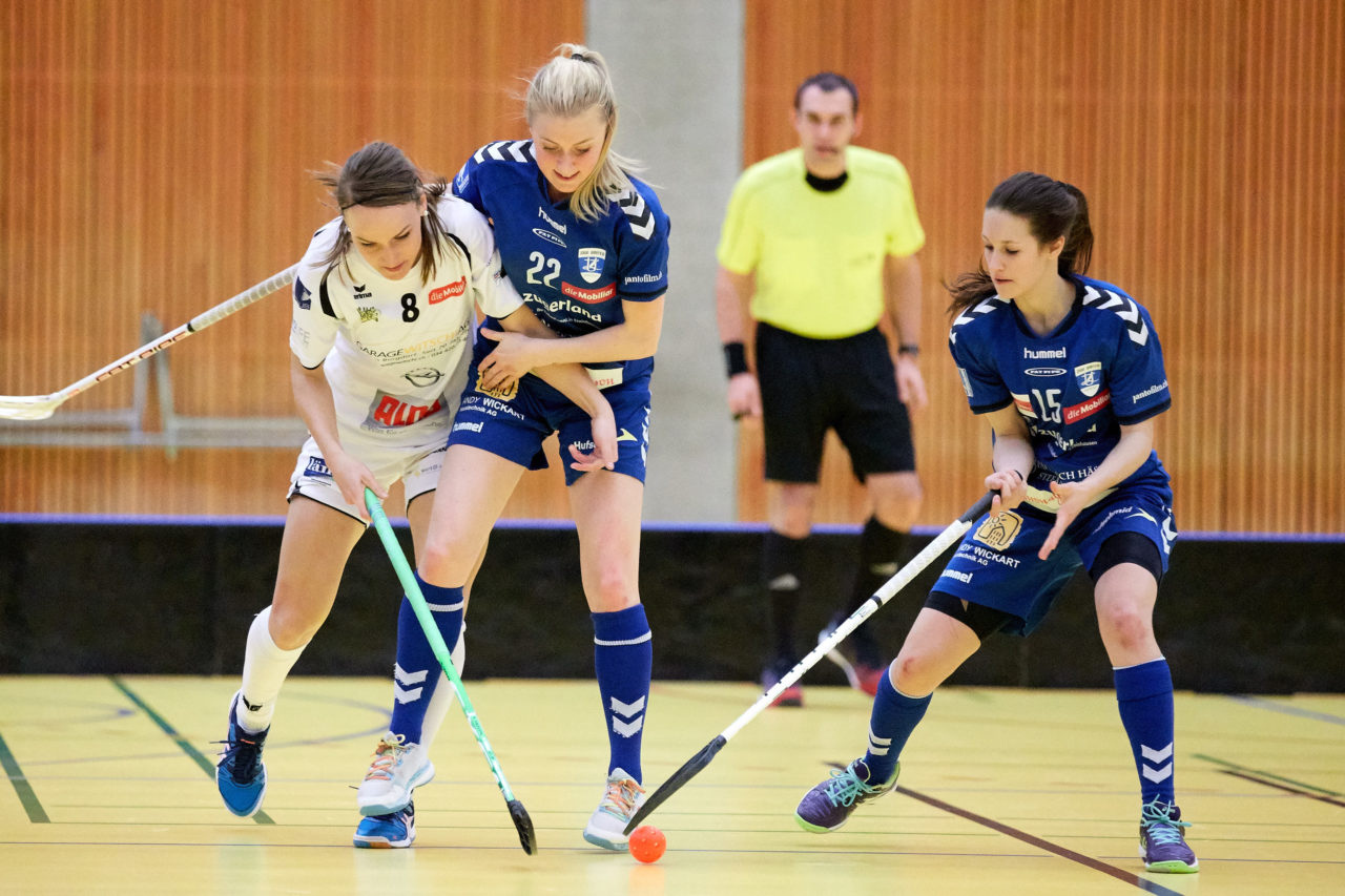 Zug United Damen NLA Playoff Viertelfinal 
Zug United - Wizards Bern Burgdorf 
Resultat 3 : 8 am 12. März 2017 in der Sporthalle Zug 
Bild: Michael Peter
