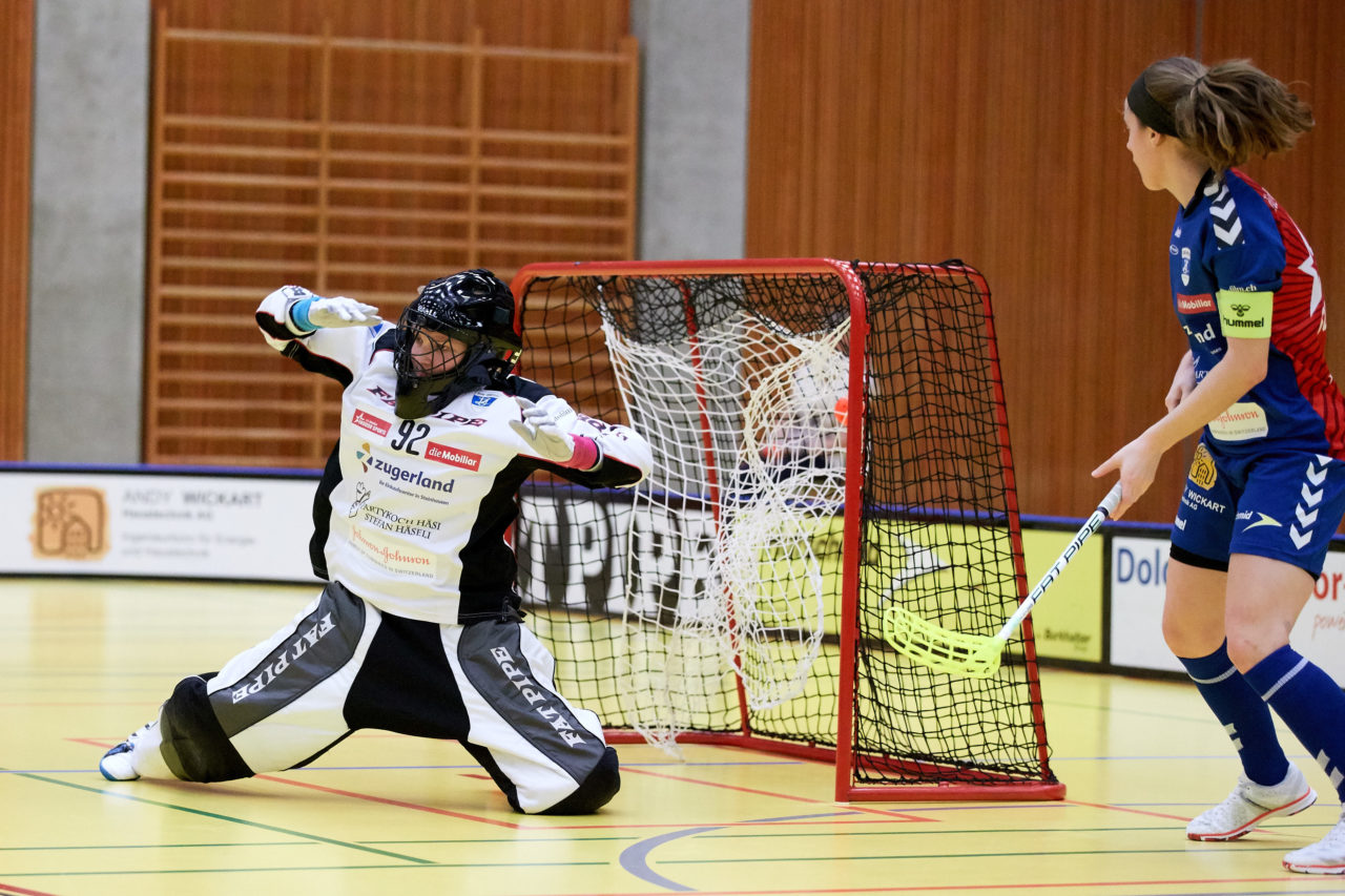 Zug United Damen NLA Playoff Viertelfinal 
Zug United - Wizards Bern Burgdorf 
Resultat 3 : 8 am 12. März 2017 in der Sporthalle Zug 
Bild: Michael Peter