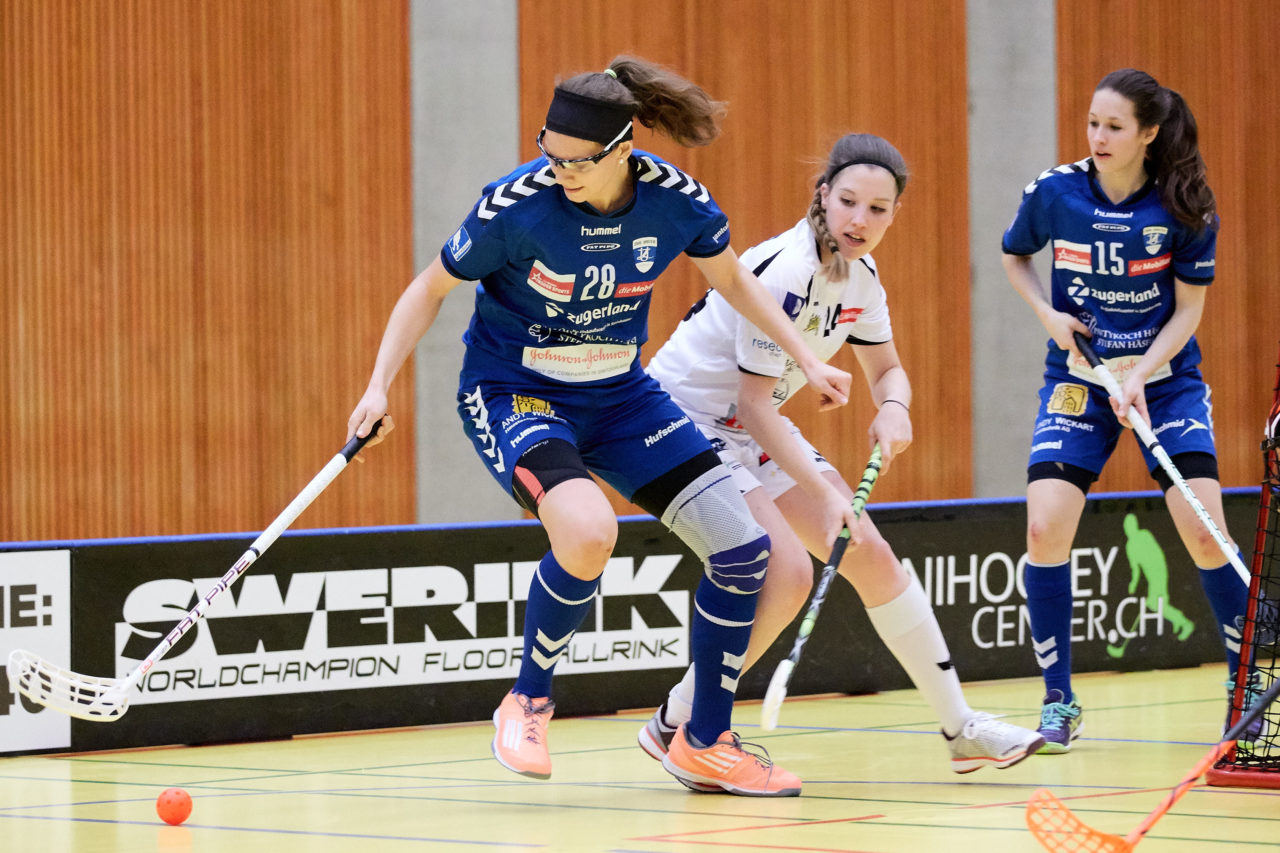 Zug United Damen NLA Playoff Viertelfinal 
Zug United - Wizards Bern Burgdorf 
Resultat 3 : 8 am 12. März 2017 in der Sporthalle Zug 
Bild: Michael Peter