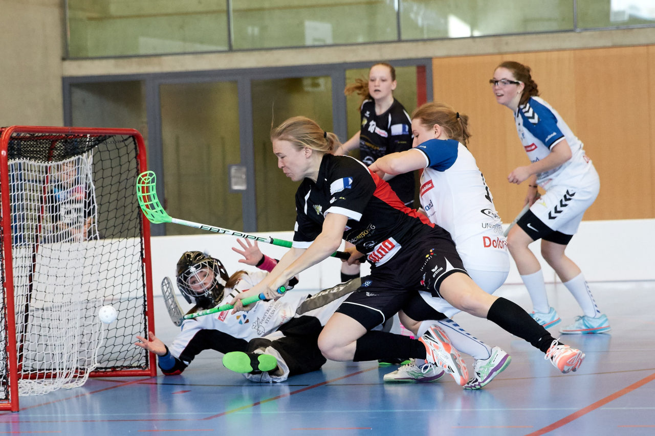 Zug United Damen NLA
Zug United - Wizards Bern Burgdorf 
Resultat 4 : 10 am 4. März 2017 in der Sporthalle Schönenbühl in Unterägeri 
Bild: Michael Peter