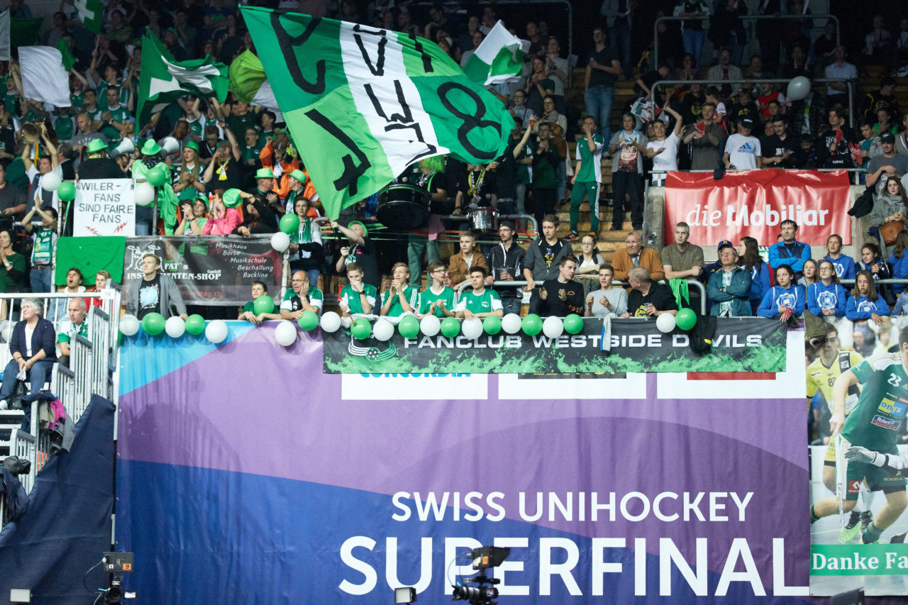 Herren NLA Superfinal 2016/17
SV Wiler-Ersigen - UHC Alligator Malans
Am 22. April 2017 in der SWISS Arena in Kloten 
Foto: Michael Peter unihockey-fotos.ch