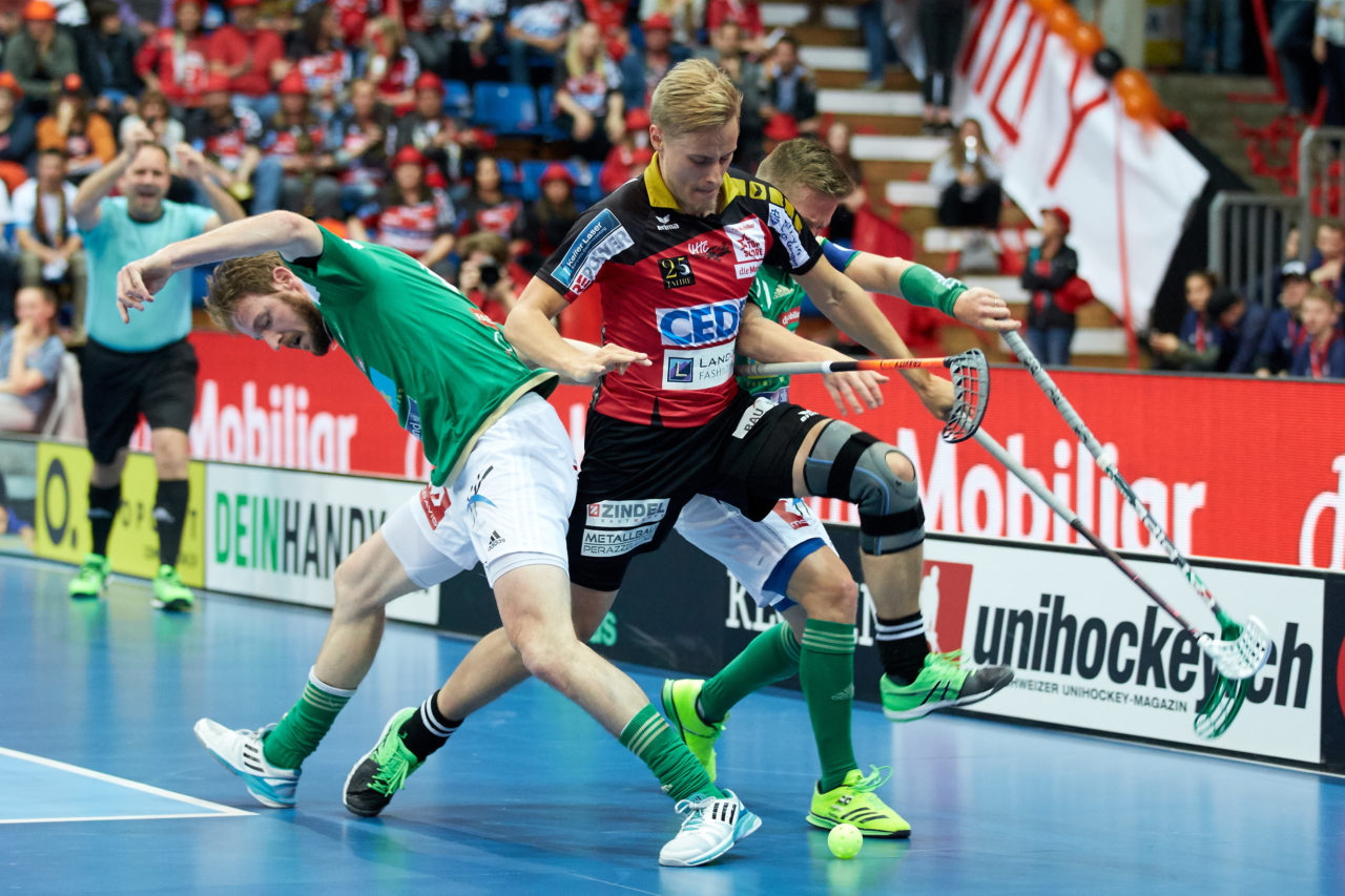 Herren NLA Superfinal 2016/17
SV Wiler-Ersigen - UHC Alligator Malans
Am 22. April 2017 in der SWISS Arena in Kloten 
Foto: Michael Peter unihockey-fotos.ch