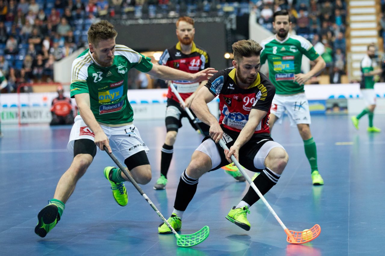 Herren NLA Superfinal 2016/17
SV Wiler-Ersigen - UHC Alligator Malans
Am 22. April 2017 in der SWISS Arena in Kloten 
Foto: Michael Peter unihockey-fotos.ch