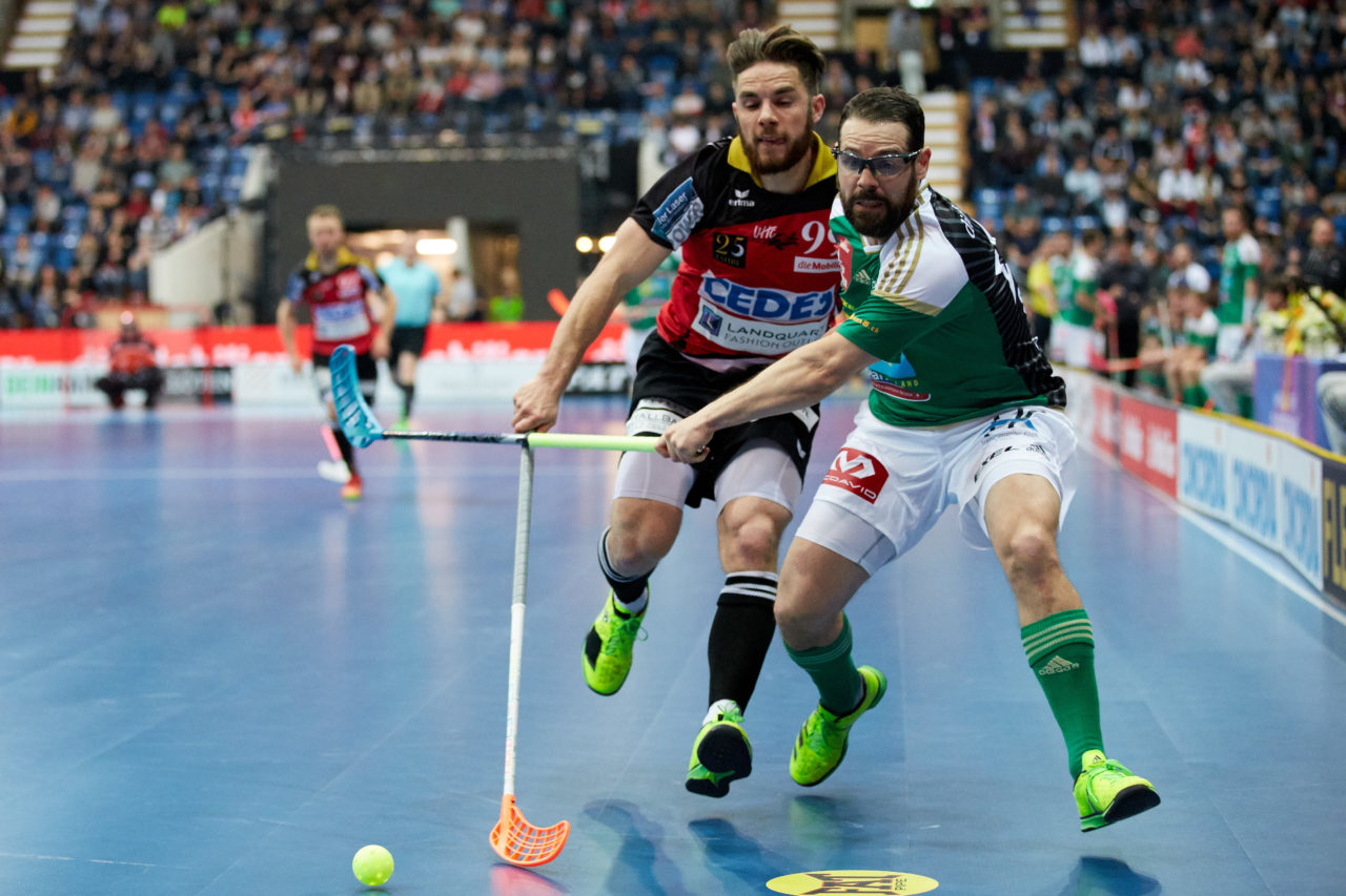 Herren NLA Superfinal 2016/17
SV Wiler-Ersigen - UHC Alligator Malans
Am 22. April 2017 in der SWISS Arena in Kloten 
Foto: Michael Peter unihockey-fotos.ch