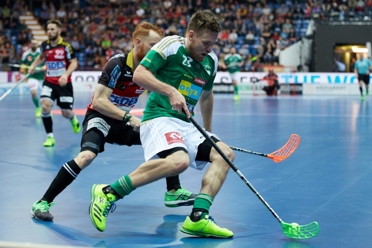 Herren NLA Superfinal 2016/17
SV Wiler-Ersigen - UHC Alligator Malans
Am 22. April 2017 in der SWISS Arena in Kloten 
Foto: Michael Peter unihockey-fotos.ch