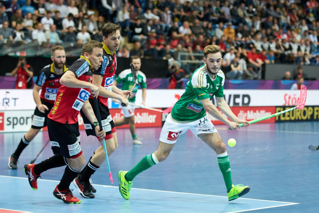 Herren NLA Superfinal 2016/17
SV Wiler-Ersigen - UHC Alligator Malans
Am 22. April 2017 in der SWISS Arena in Kloten 
Foto: Michael Peter unihockey-fotos.ch