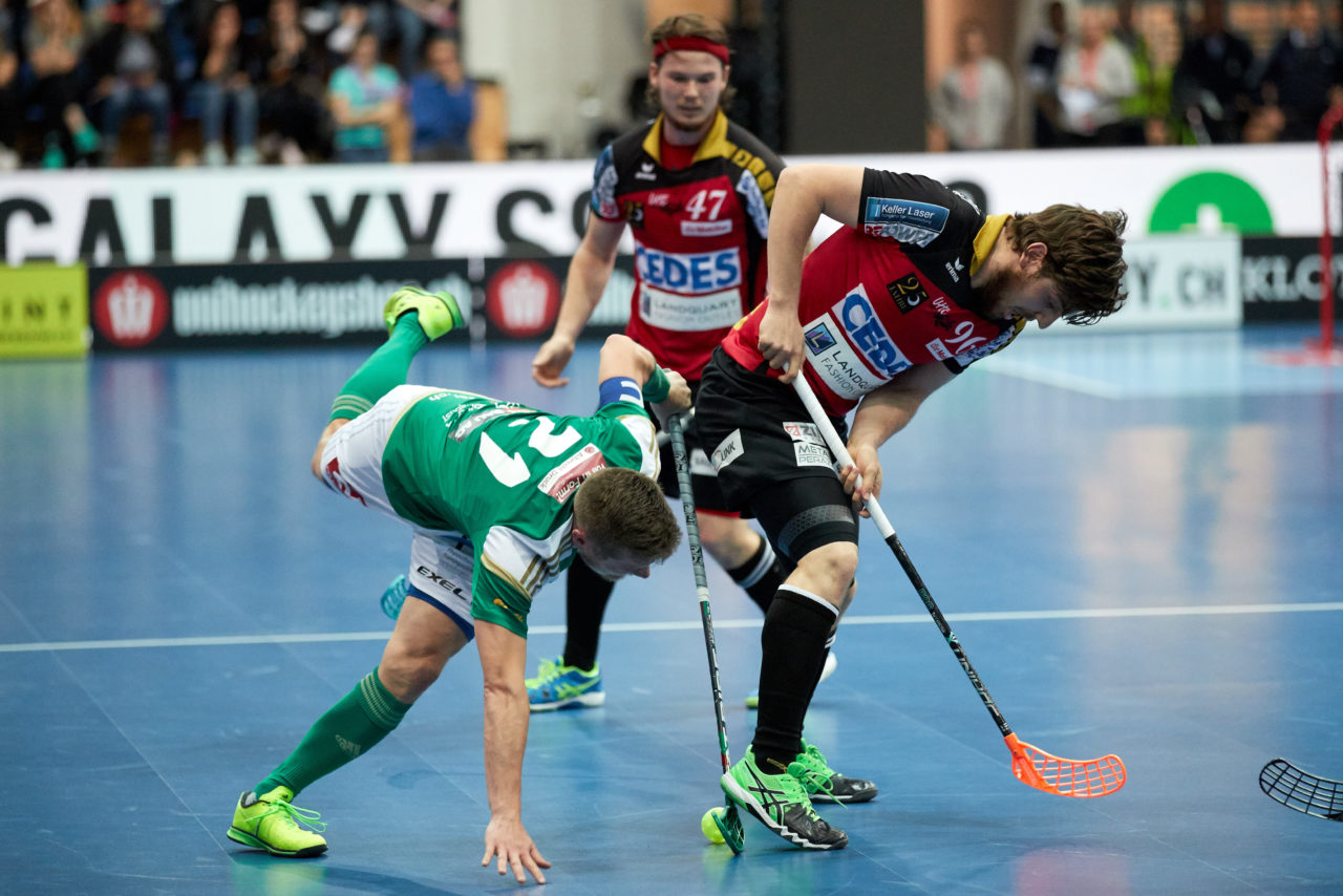 Herren NLA Superfinal 2016/17
SV Wiler-Ersigen - UHC Alligator Malans
Am 22. April 2017 in der SWISS Arena in Kloten 
Foto: Michael Peter unihockey-fotos.ch