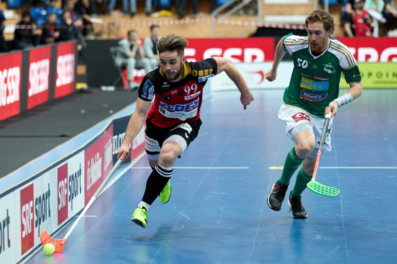 Herren NLA Superfinal 2016/17
SV Wiler-Ersigen - UHC Alligator Malans
Am 22. April 2017 in der SWISS Arena in Kloten 
Foto: Michael Peter unihockey-fotos.ch