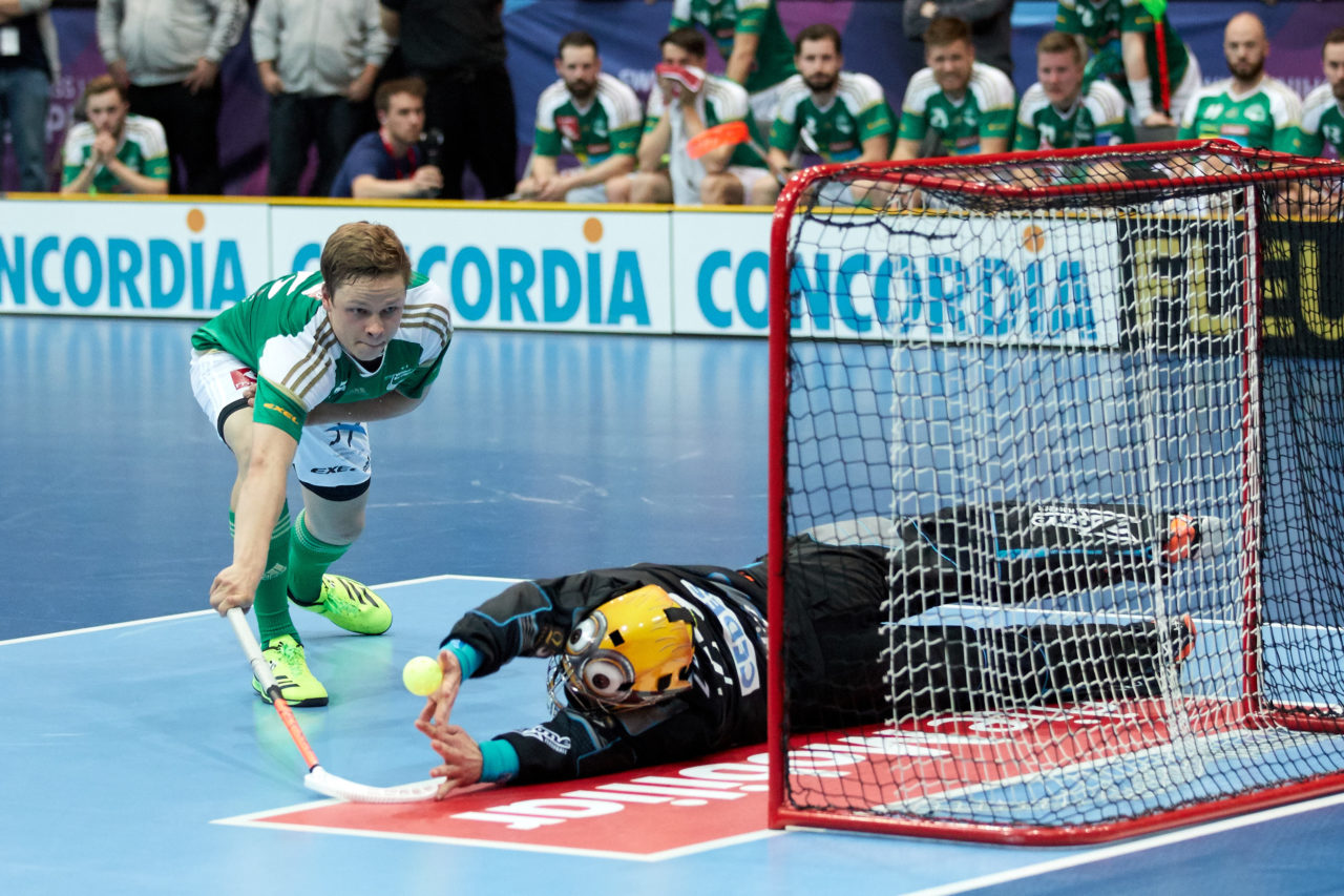 Herren NLA Superfinal 2016/17
SV Wiler-Ersigen - UHC Alligator Malans
Am 22. April 2017 in der SWISS Arena in Kloten 
Foto: Michael Peter unihockey-fotos.ch