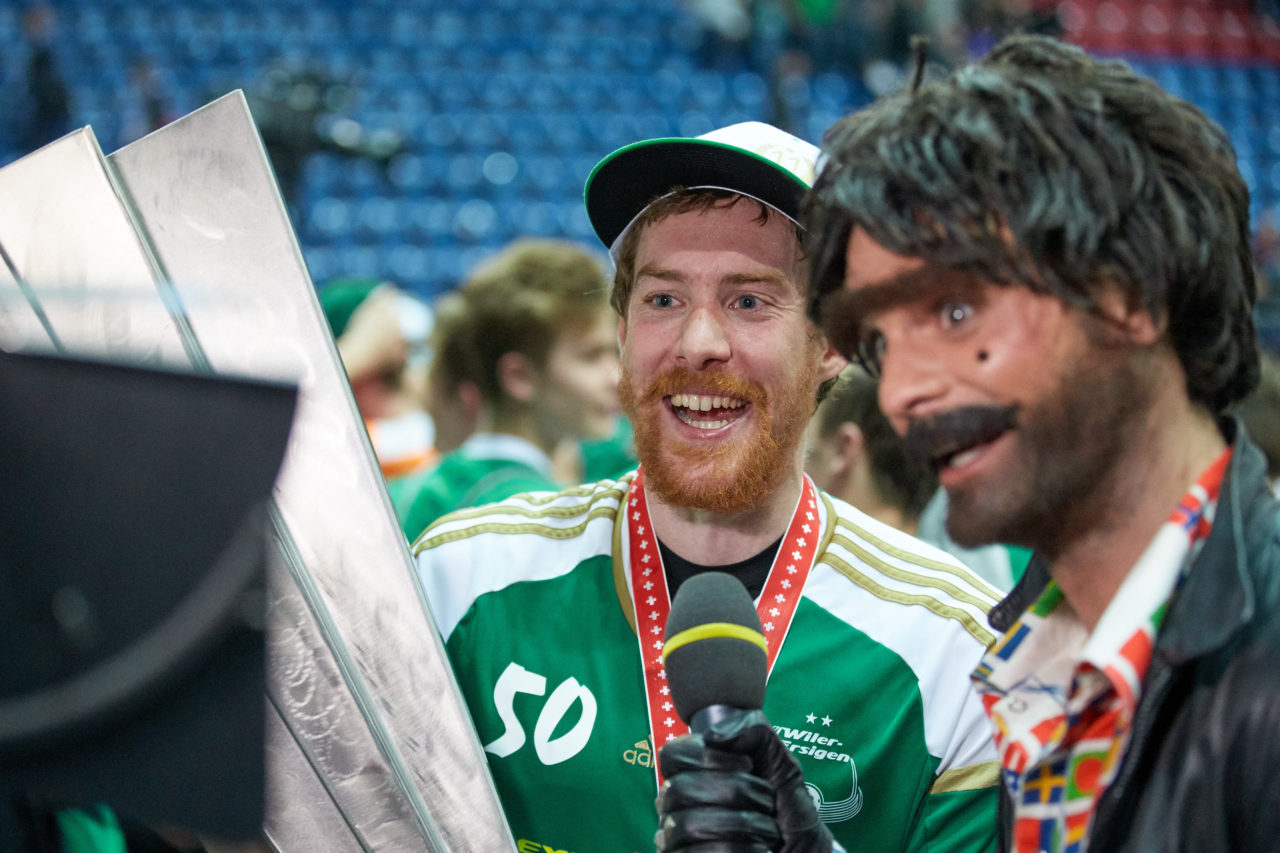 Herren NLA Superfinal 2016/17
SV Wiler-Ersigen - UHC Alligator Malans
Am 22. April 2017 in der SWISS Arena in Kloten 
Foto: Michael Peter unihockey-fotos.ch