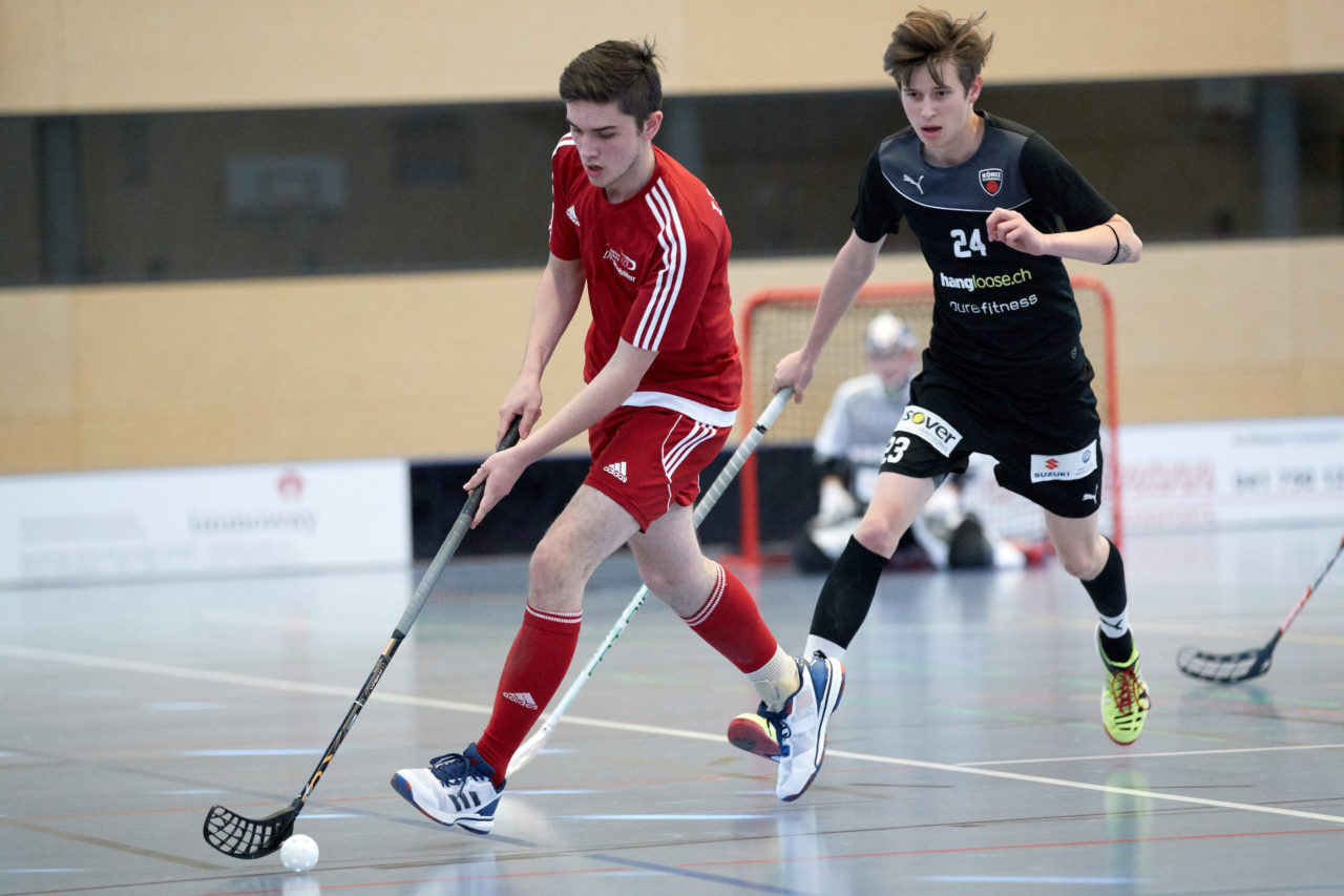 Junioren U17 Trophy Finalturnier mit den Teams U17 Zentral, U17 West, U17 Ost,  Zug United U18, Zürich United B18 und Team Bern am 29. und 30. April 2017 in der Sporthalle Hofmatt in Oberägeri 
Bild: Michael Peter
