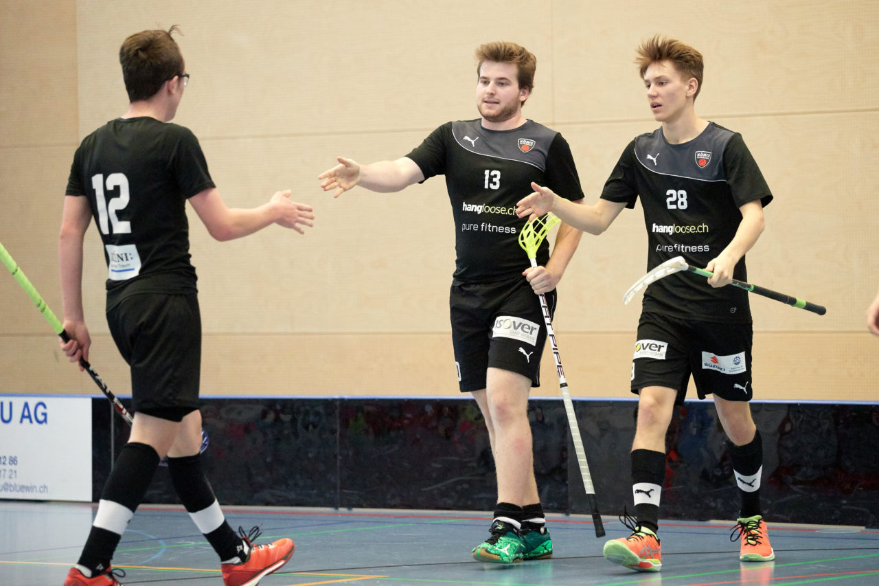 Junioren U17 Trophy Finalturnier mit den Teams U17 Zentral, U17 West, U17 Ost,  Zug United U18, Zürich United B18 und Team Bern am 29. und 30. April 2017 in der Sporthalle Hofmatt in Oberägeri 
Bild: Michael Peter