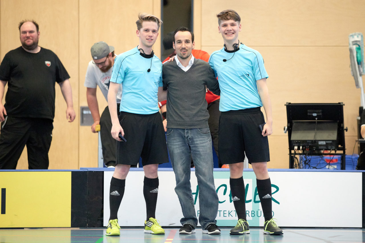Junioren U17 Trophy Finalturnier mit den Teams U17 Zentral, U17 West, U17 Ost,  Zug United U18, Zürich United B18 und Team Bern am 29. und 30. April 2017 in der Sporthalle Hofmatt in Oberägeri 
Bild: Michael Peter