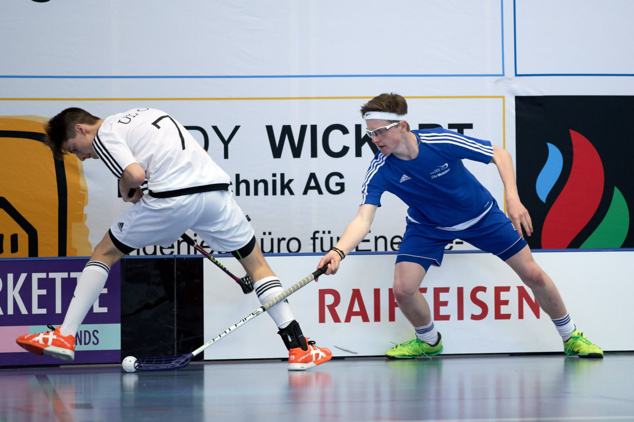 Junioren U17 Trophy Finalturnier mit den Teams U17 Zentral, U17 West, U17 Ost,  Zug United U18, Zürich United B18 und Team Bern am 29. und 30. April 2017 in der Sporthalle Hofmatt in Oberägeri 
Bild: Michael Peter
