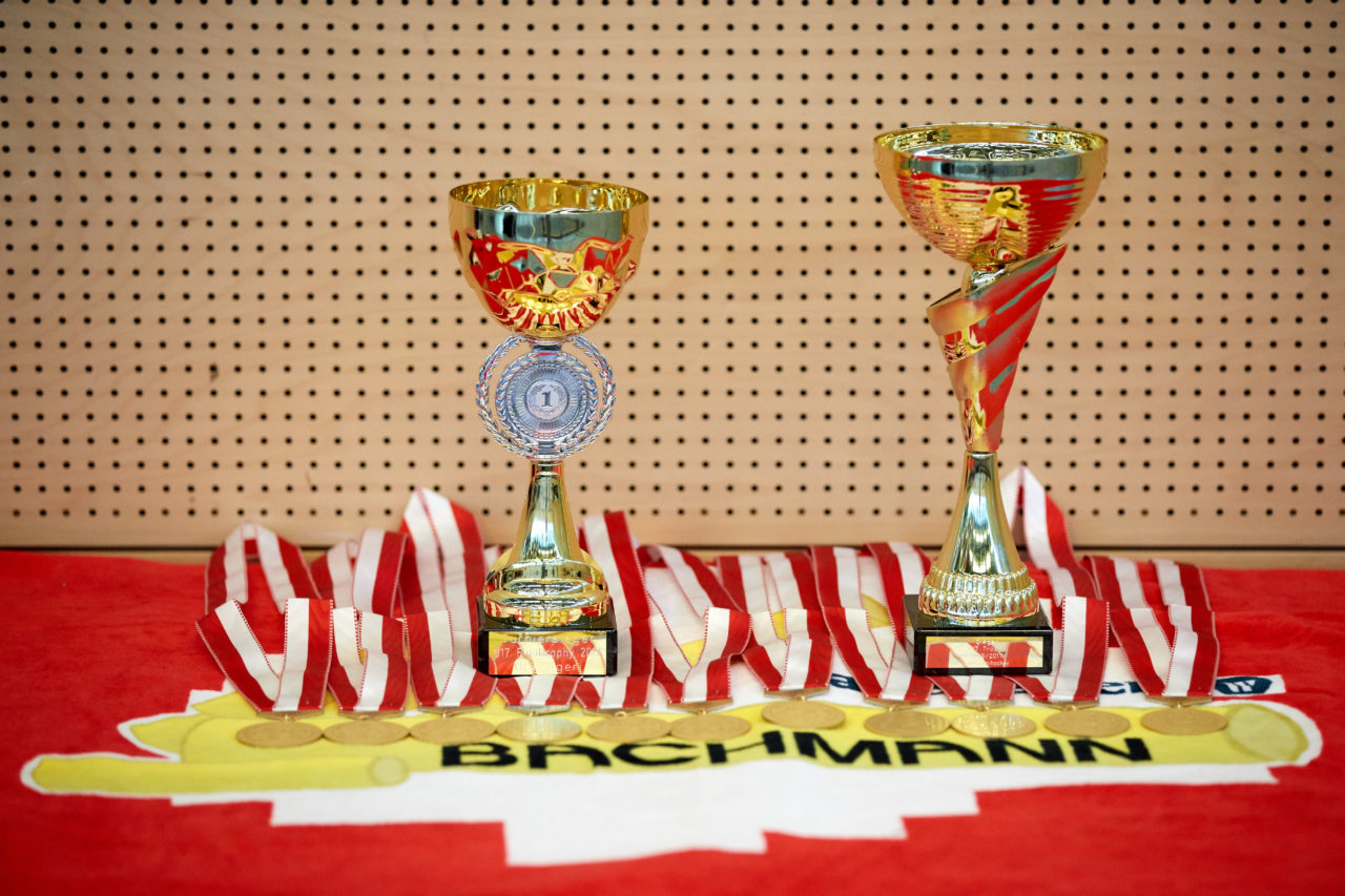 Junioren U17 Trophy Finalturnier mit den Teams U17 Zentral, U17 West, U17 Ost,  Zug United U18, Zürich United B18 und Team Bern am 29. und 30. April 2017 in der Sporthalle Hofmatt in Oberägeri 
Bild: Michael Peter