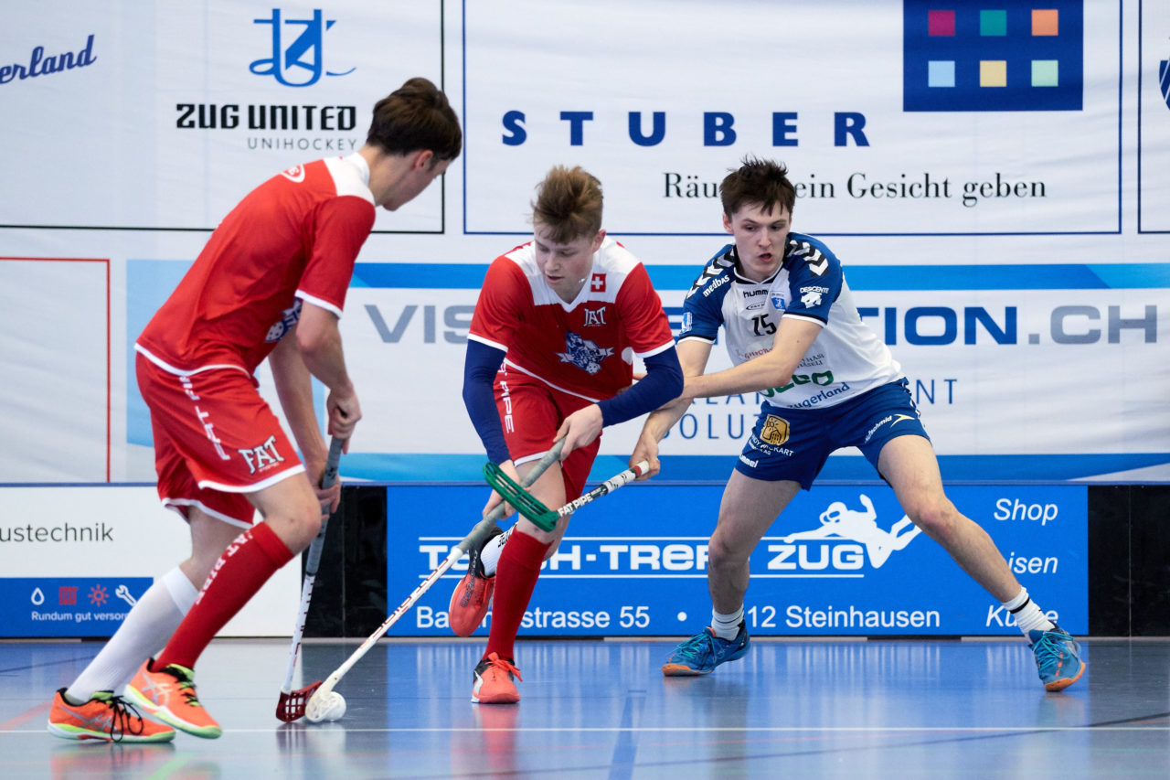Junioren U17 Trophy Finalturnier mit den Teams U17 Zentral, U17 West, U17 Ost,  Zug United U18, Zürich United B18 und Team Bern am 29. und 30. April 2017 in der Sporthalle Hofmatt in Oberägeri 
Bild: Michael Peter