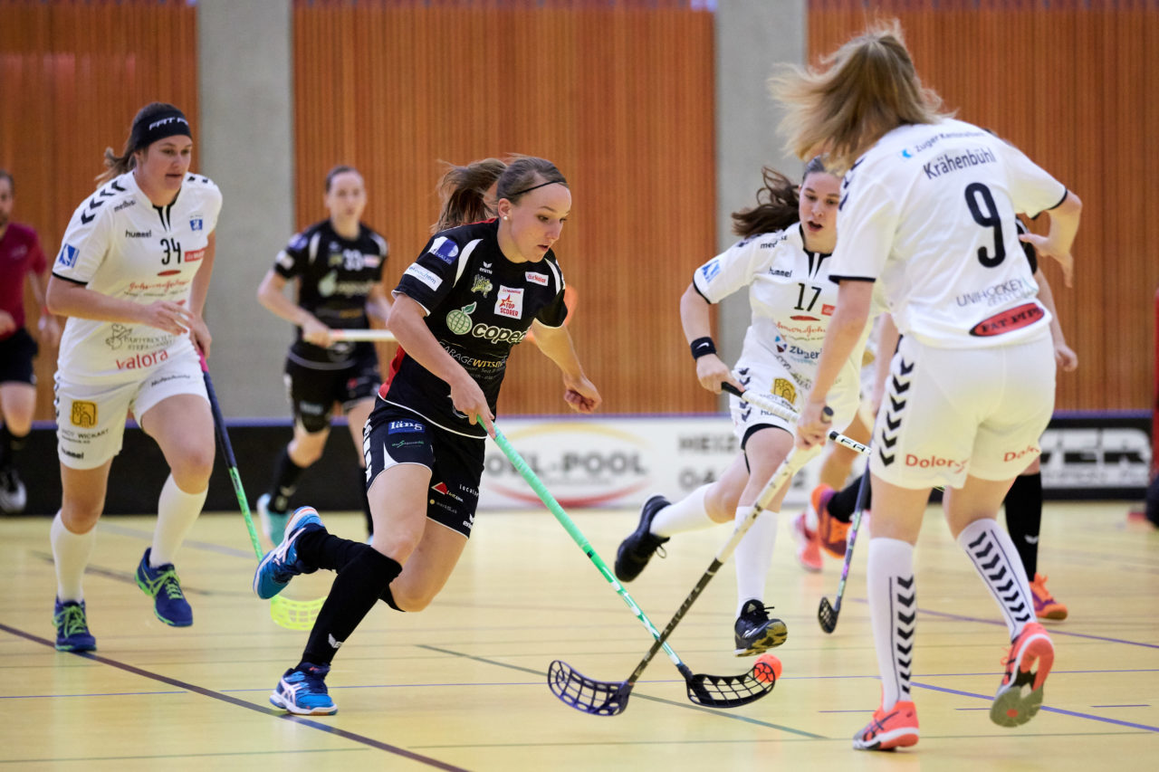 Zug United Damen NLA 
Zug United - Wizards Bern Burgdorf 
Resultat 5 : 8 am 24. September 2017 in der Sporthalle Zug 
Bild: Michael Peter