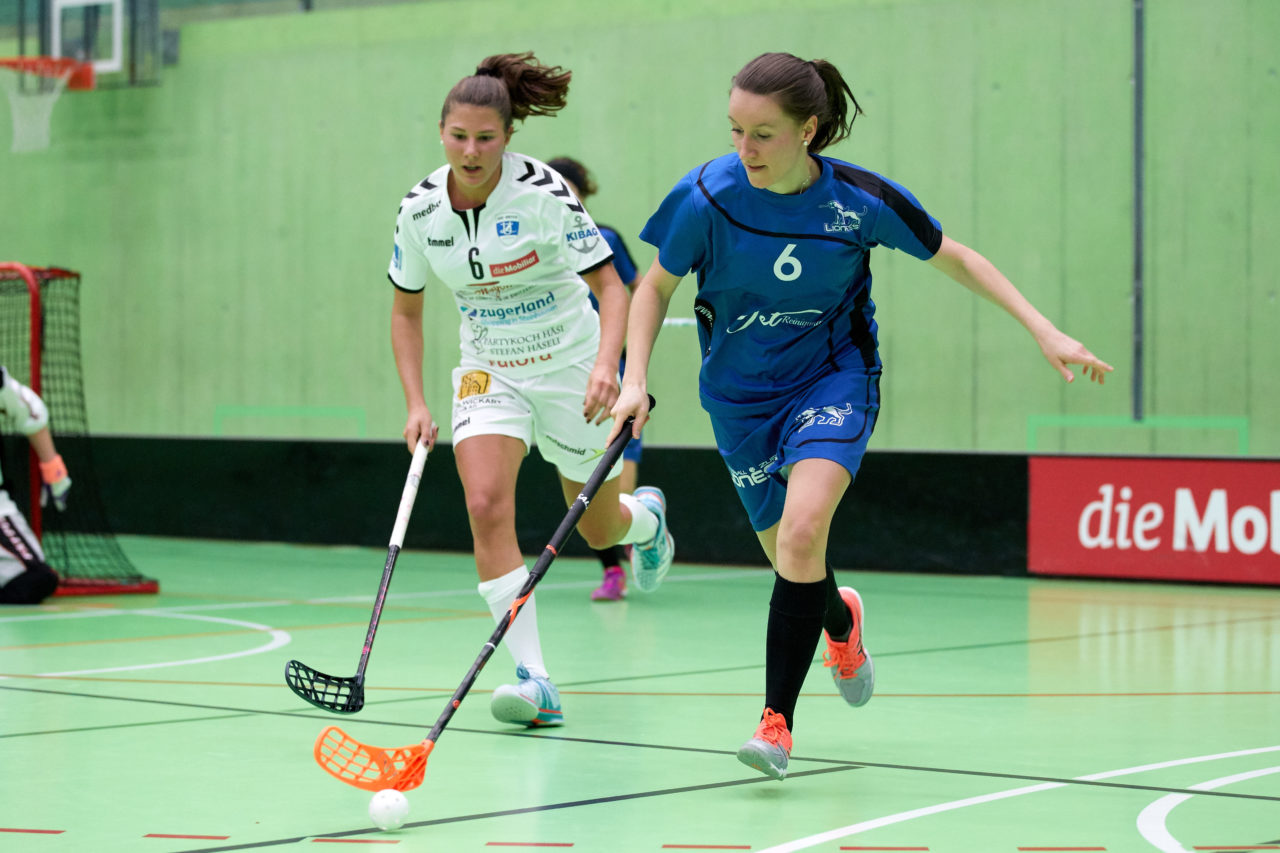 Schweizer Cup Damen 1/16 Final 
Floorball Zurich Lioness - Zug United 
Resultat 1 : 7 am 17. September 2017 in der Sporthalle Hardau in Zürich  
Bild: Michael Peter