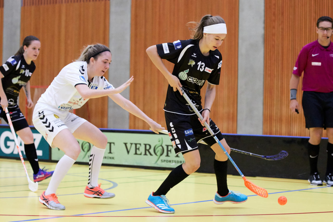 Zug United Damen NLA 
Zug United - Wizards Bern Burgdorf 
Resultat 5 : 8 am 24. September 2017 in der Sporthalle Zug 
Bild: Michael Peter