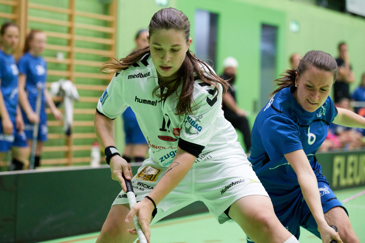 Schweizer Cup Damen 1/16 Final 
Floorball Zurich Lioness - Zug United 
Resultat 1 : 7 am 17. September 2017 in der Sporthalle Hardau in Zürich  
Bild: Michael Peter
