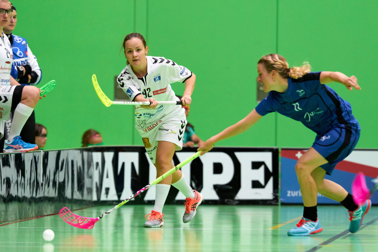 Schweizer Cup Damen 1/16 Final 
Floorball Zurich Lioness - Zug United 
Resultat 1 : 7 am 17. September 2017 in der Sporthalle Hardau in Zürich  
Bild: Michael Peter