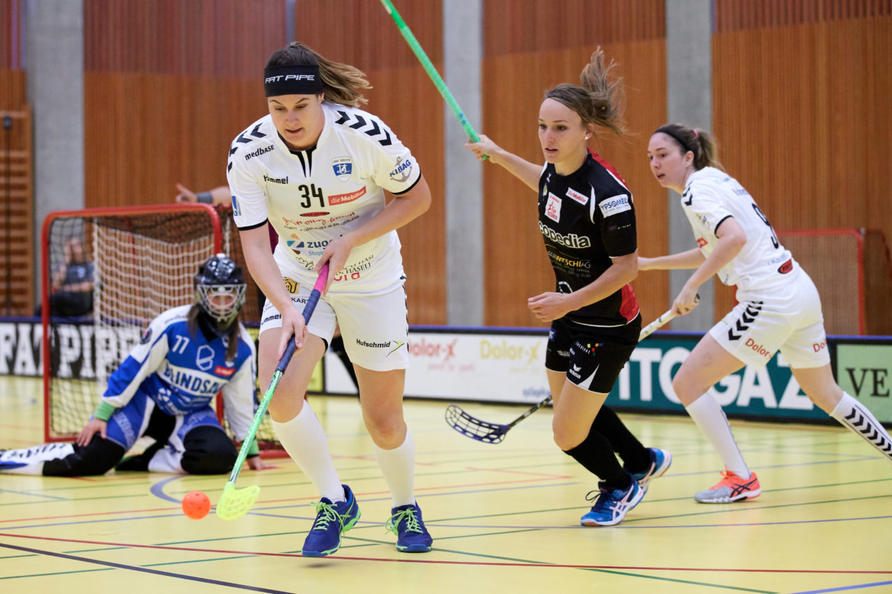 Zug United Damen NLA 
Zug United - Wizards Bern Burgdorf 
Resultat 5 : 8 am 24. September 2017 in der Sporthalle Zug 
Bild: Michael Peter